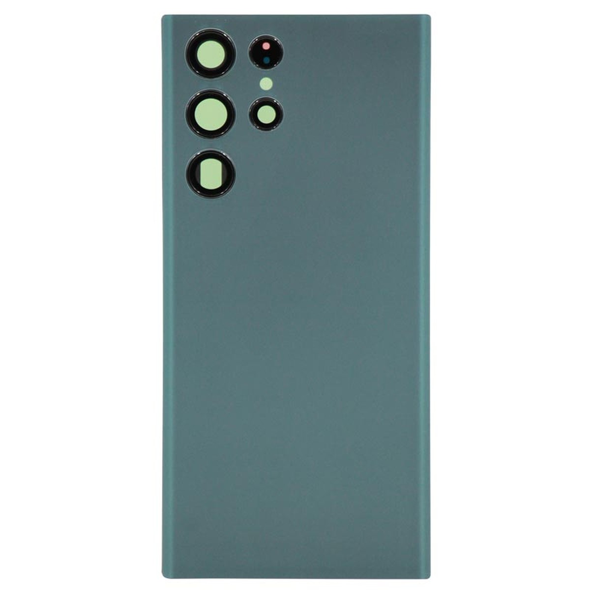 Carcasa trasera con adhesivo y lente de cámara para Galaxy S22 Ultra 5G (S908), Green