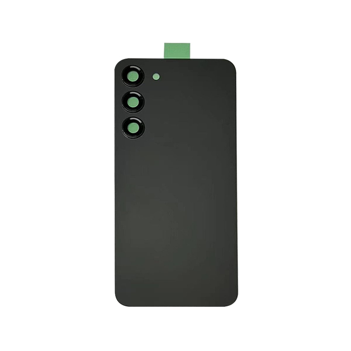Carcasa trasera con adhesivo y lente de cámara para Galaxy S23 Plus 5G (S916), Phantom Black
