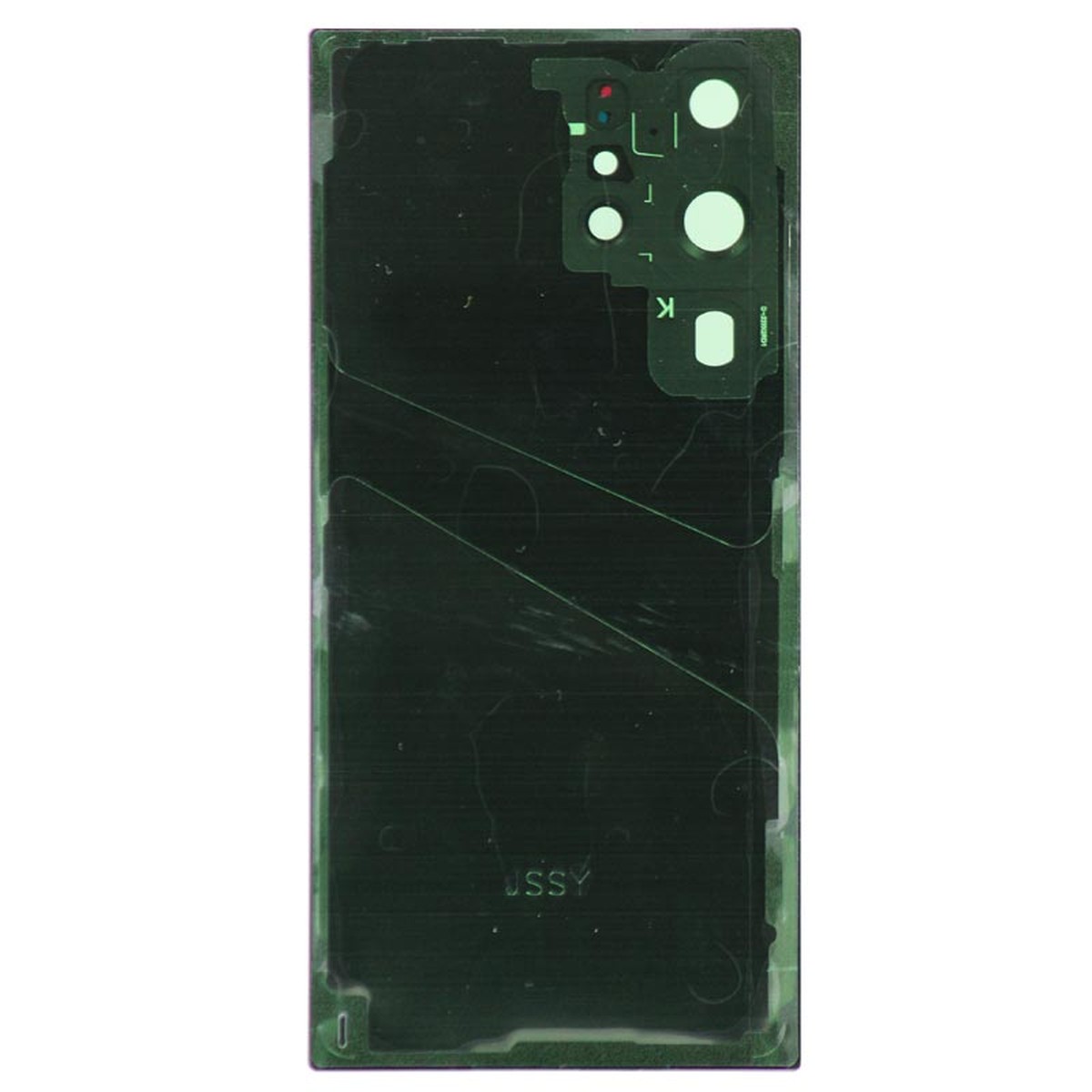 Carcasa trasera con adhesivo y lente de cámara para Galaxy S23 Ultra 5G (S918), Phantom Black — imagen 2