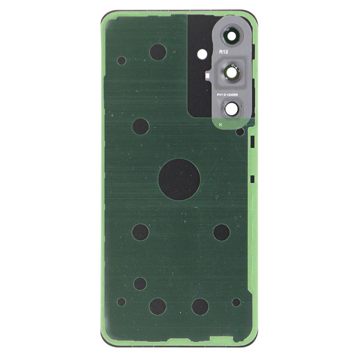 Carcasa trasera con adhesivo y lente de cámara para Galaxy S24 FE (S721), Graphite — imagen 2