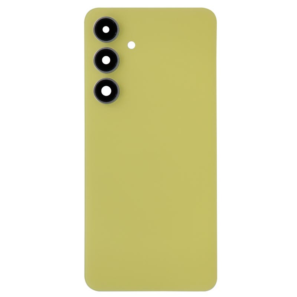 Carcasa trasera con adhesivo y lente de cámara para Galaxy S24 FE (S721), Yellow