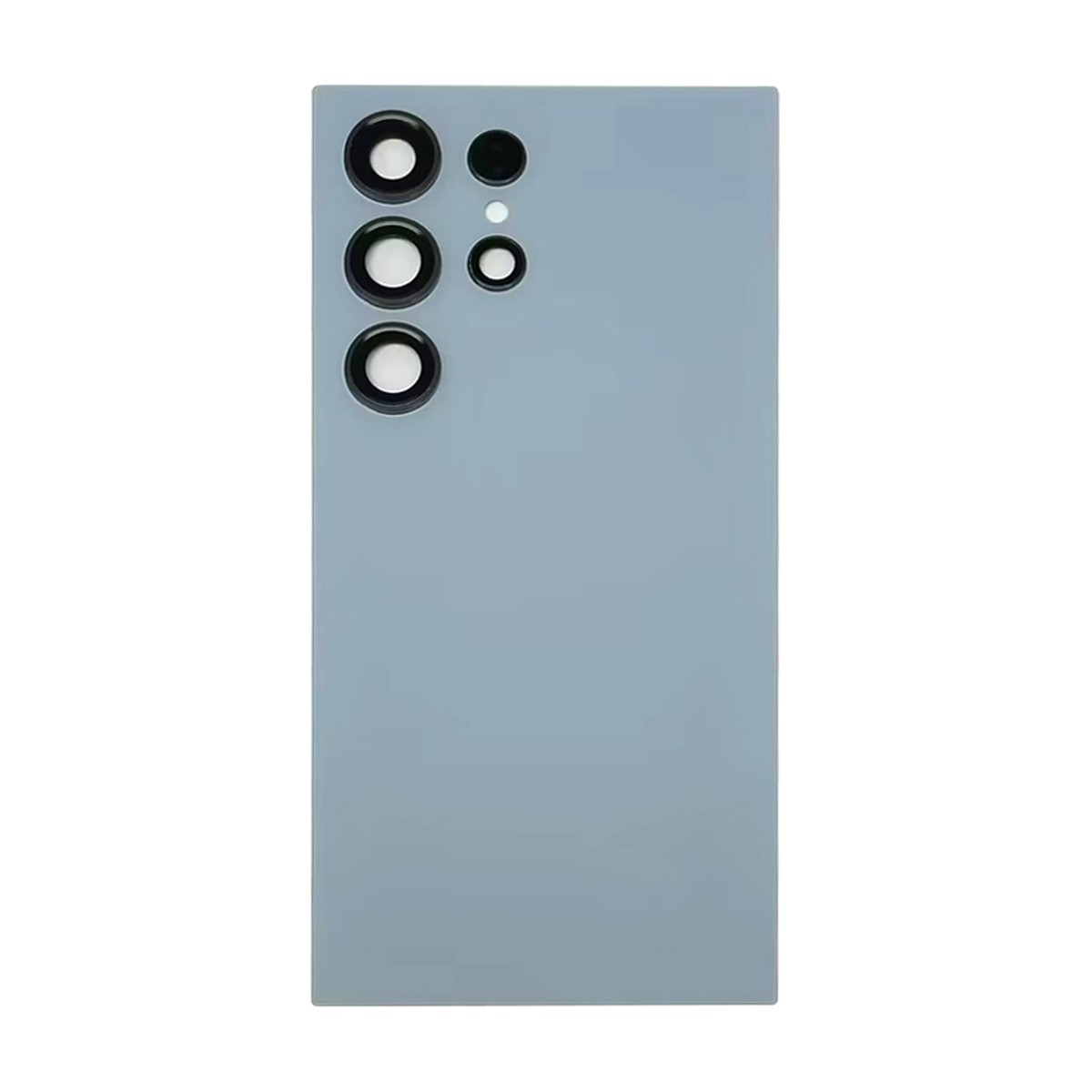 Carcasa trasera con adhesivo y lente de cámara para Galaxy S24 Ultra (S928), Titanium Blue