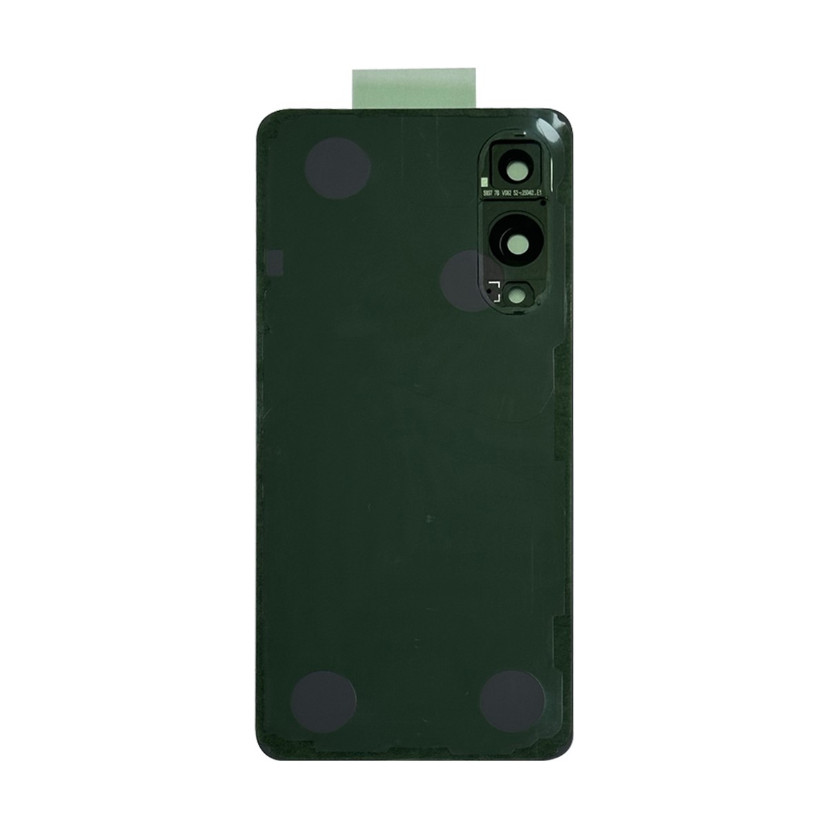 Carcasa trasera con adhesivo y lente de cámara para Galaxy S25 Edge (S937), Titanium Silver — imagen 2