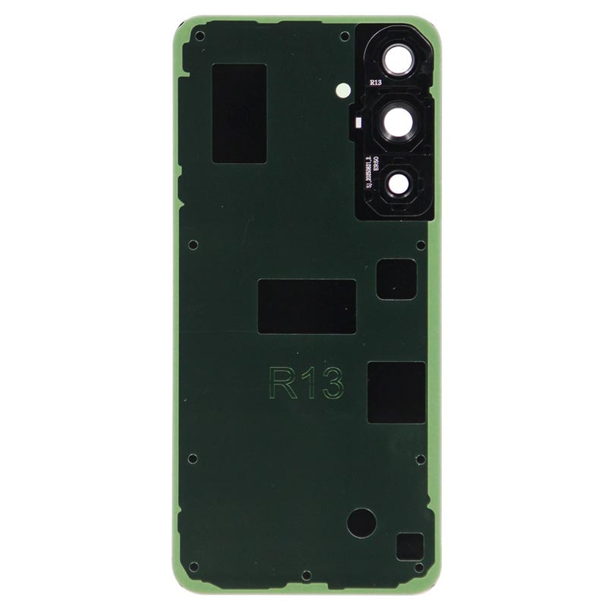 Carcasa trasera con adhesivo y lente de cámara para Galaxy S25 FE 5G (S731), Jetblack — imagen 2