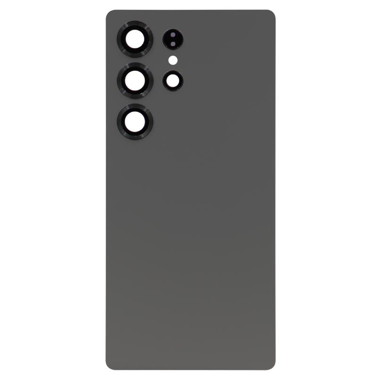 Carcasa trasera con adhesivo y lente de cámara para Galaxy S25 Ultra 5G (S938), Titanium Grey
