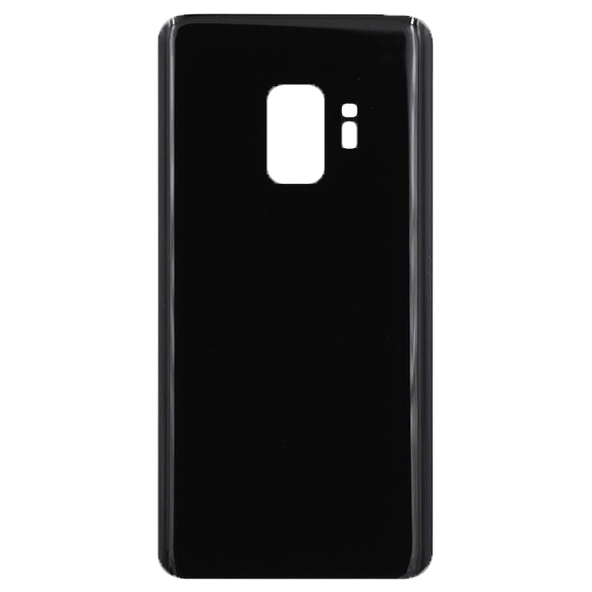 Carcasa trasera con adhesivo y lente de cámara para Galaxy S9 (G960), Midnight Black