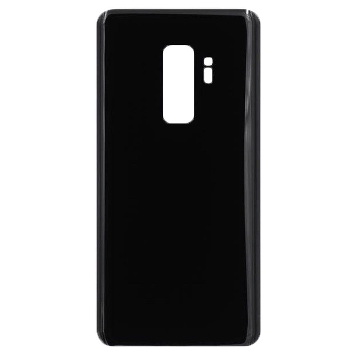 Carcasa trasera con adhesivo y lente de cámara para Galaxy S9 Plus (G965), Midnight Black