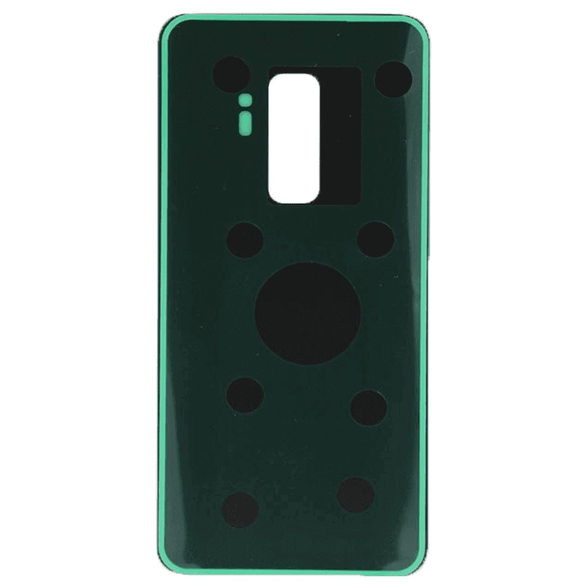 Carcasa trasera con adhesivo y lente de cámara para Galaxy S9 Plus (G965), Coral Blue — imagen 2