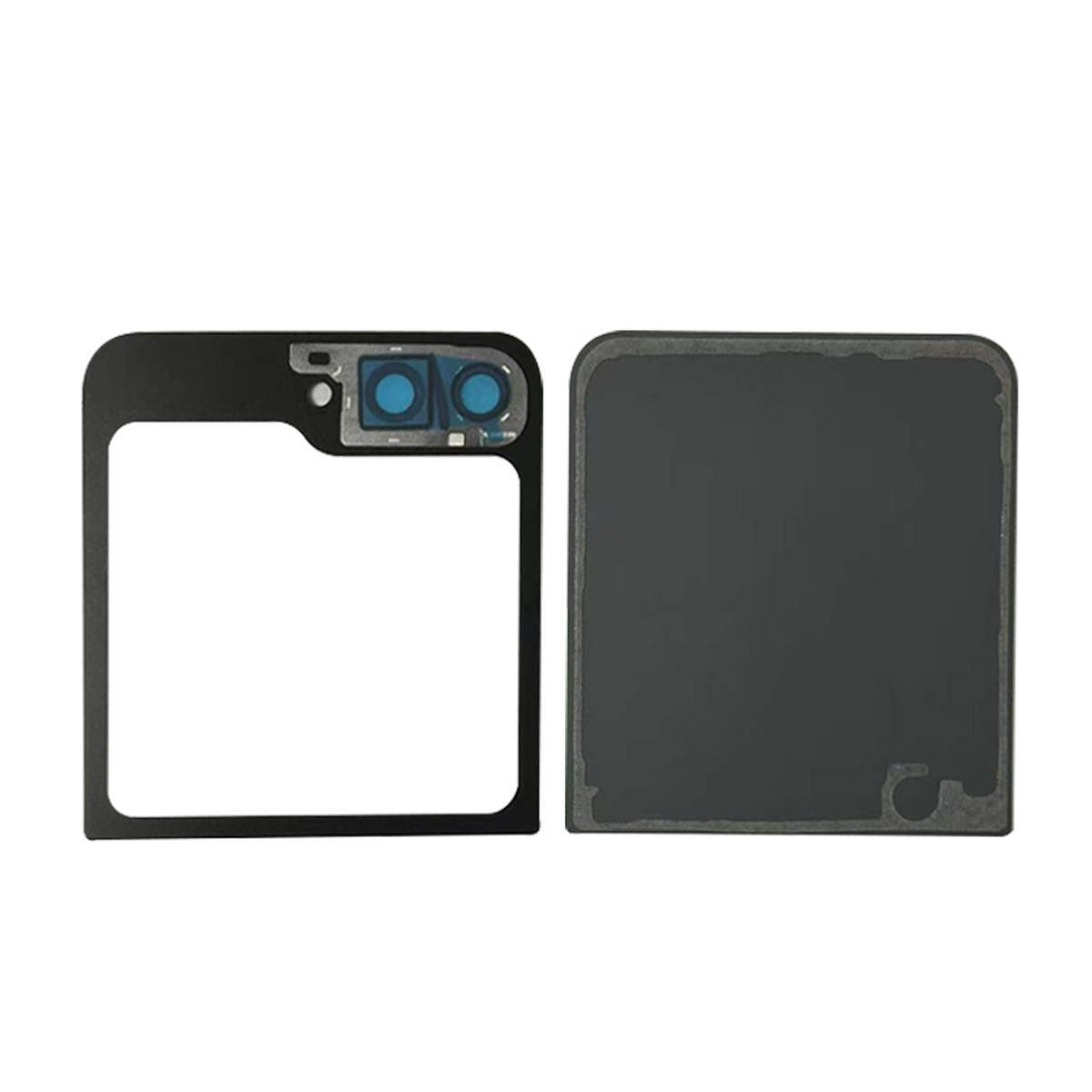 Carcasa trasera con adhesivo y lente de cámara para Galaxy Z Flip 5G (F731), 1ª generación, Blue — imagen 2