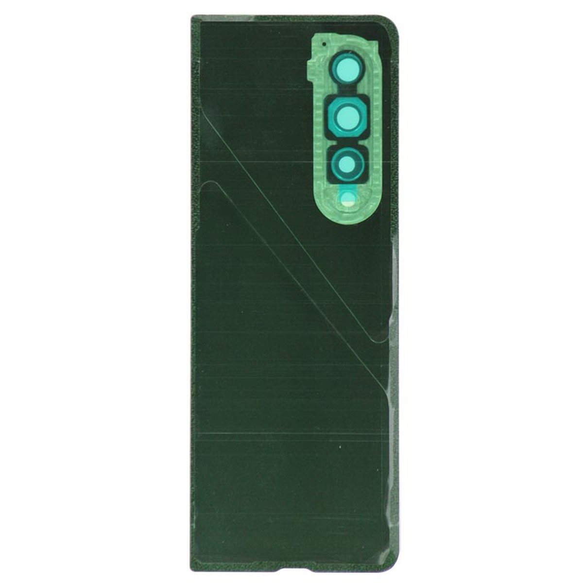 Carcasa trasera con adhesivo y lente de cámara para Galaxy Z Fold 3 5G (F926), Phantom Silver — imagen 2