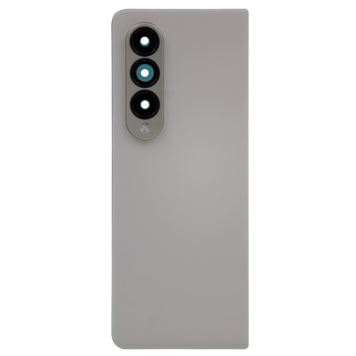 Carcasa trasera con adhesivo y lente de cámara para Galaxy Z Fold 4 (F936), Beige