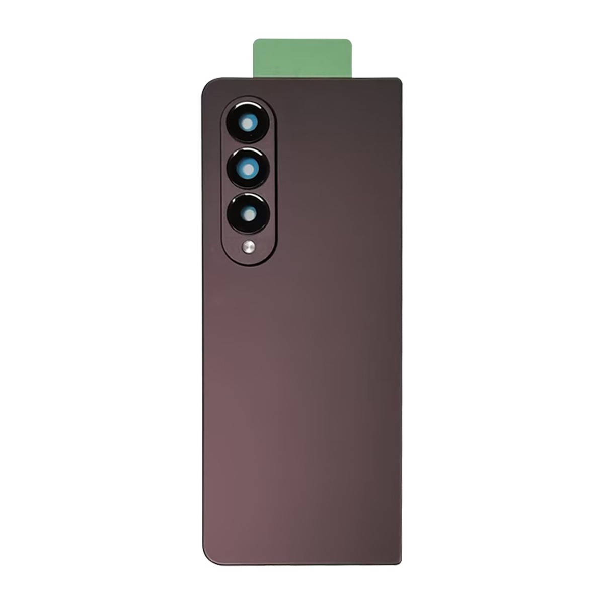 Carcasa trasera con adhesivo y lente de cámara para Galaxy Z Fold 4 (F936), Burgundy