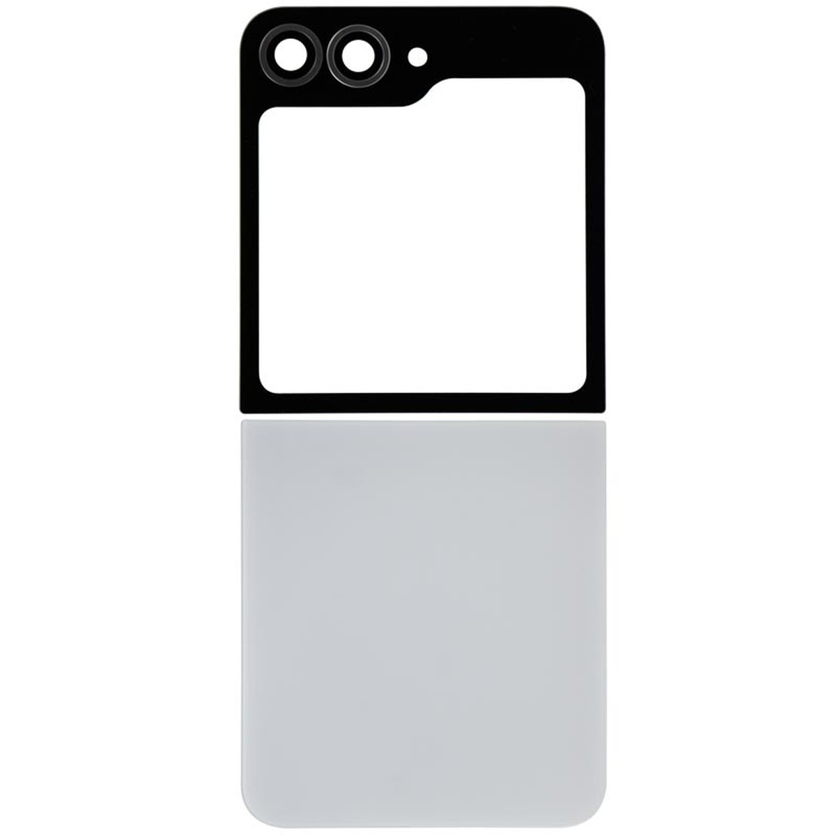 Carcasa trasera con lente de cámara para Galaxy Z Flip7 FE 5G (F761), White