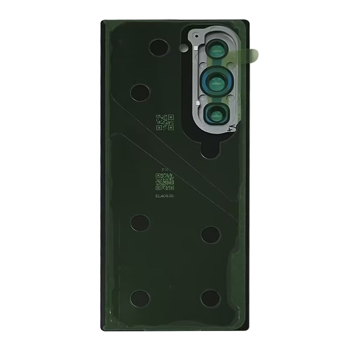 Carcasa trasera con lente de cámara para Galaxy Z Fold 6 5G (F956), Silver Shadow — imagen 2
