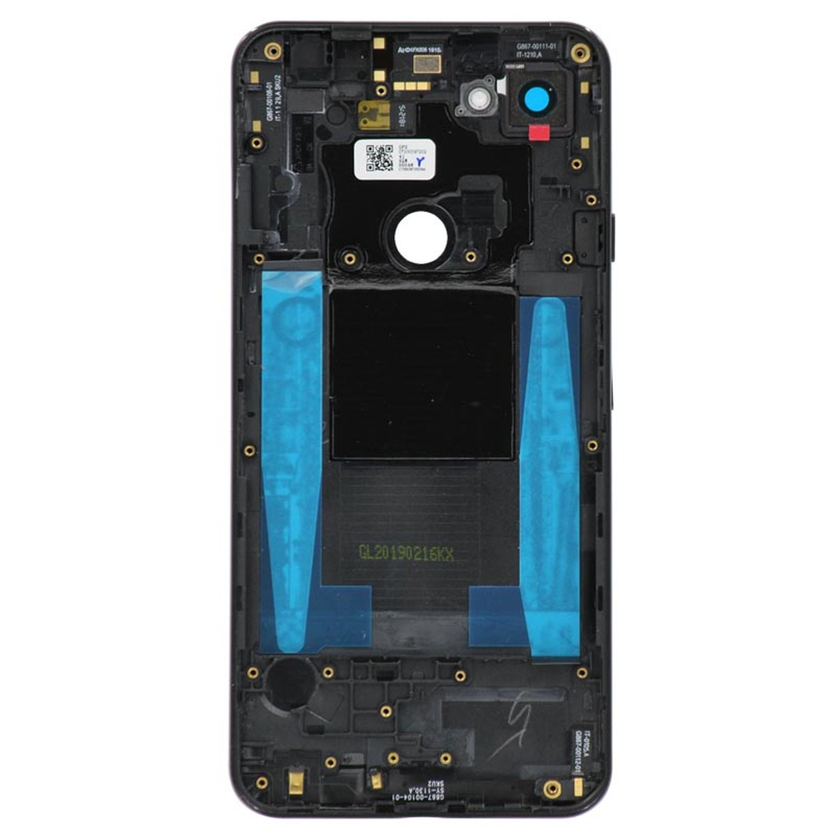 Tapa trasera de batería para Google Pixel 3a XL, Black — imagen 2
