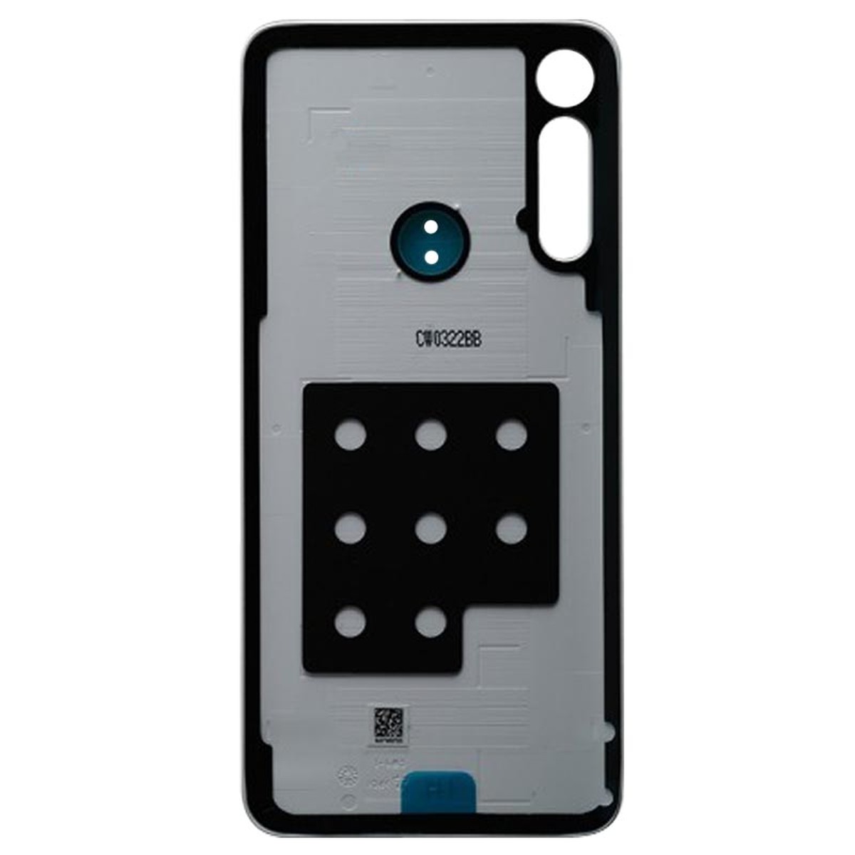Tapa trasera de batería para Moto G Fast (XT2045), Holo White — imagen 2