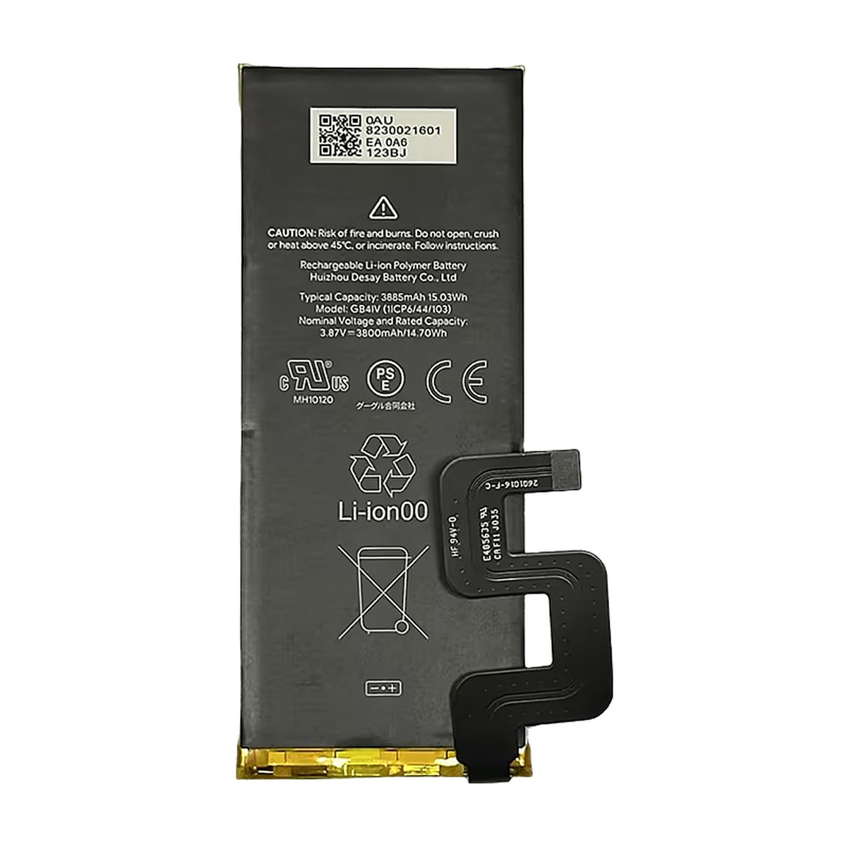 Batería compatible para Google Pixel 4a 5G (Verizon) — imagen 2