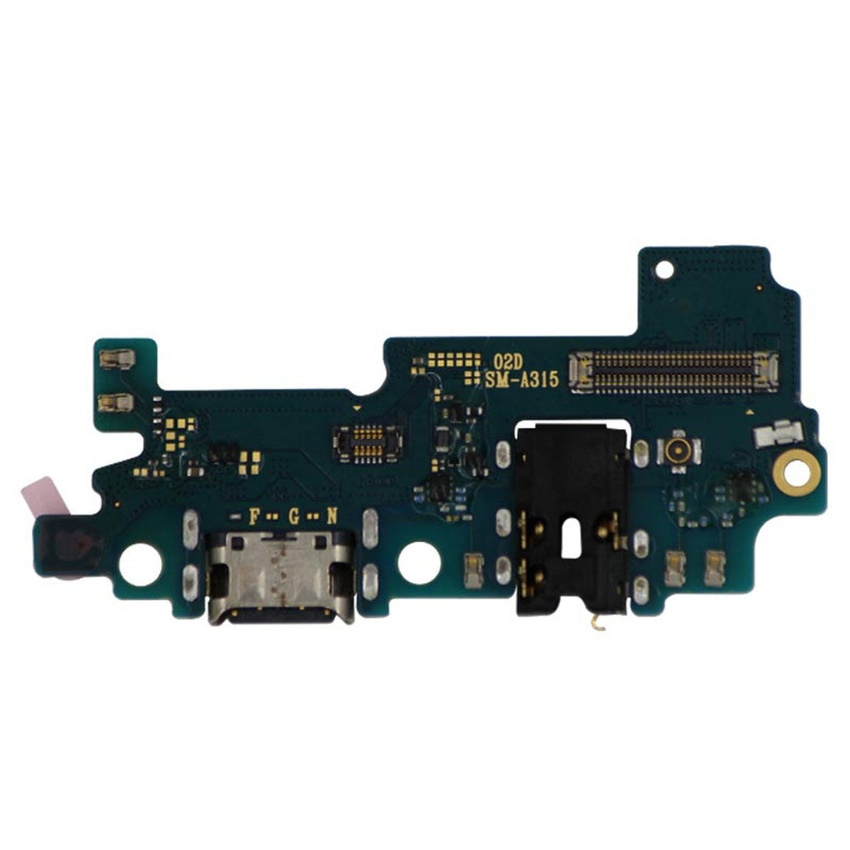 Placa de puerto de carga con jack de auriculares para Galaxy A31 (A315U), Versión US
