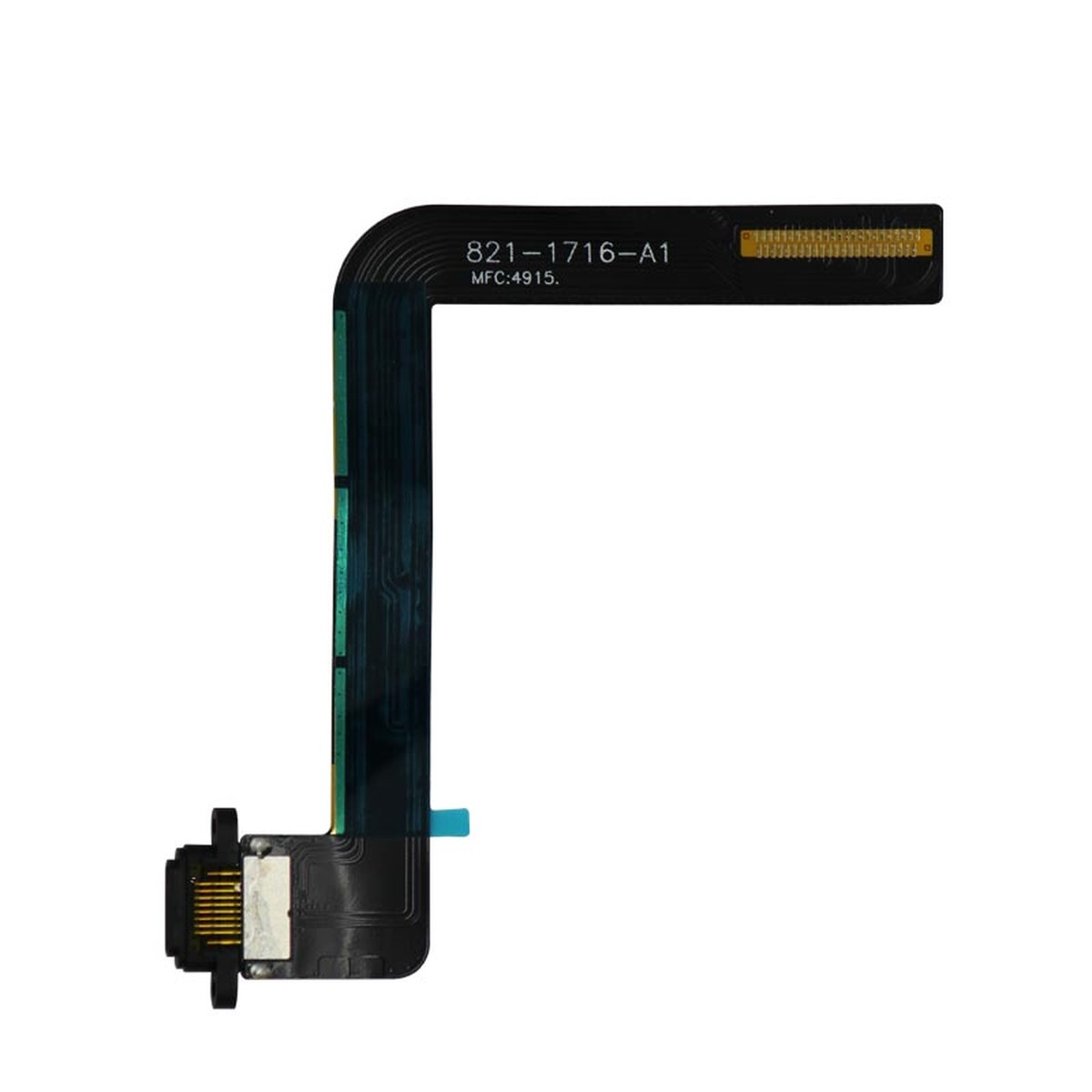 Flex de puerto de carga dock para iPad 7 / iPad 8 / iPad 9, Requiere soldadura, Black — imagen 2