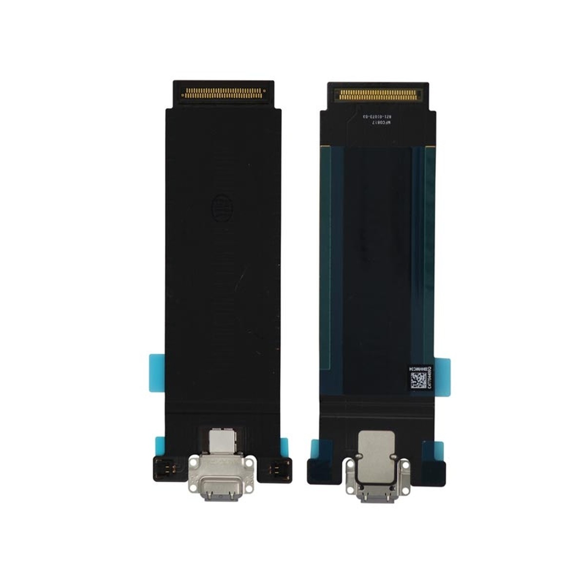 Flex de puerto de carga dock para iPad Pro 12.9 2nd Gen, Requiere soldadura, WiFi Version / Black