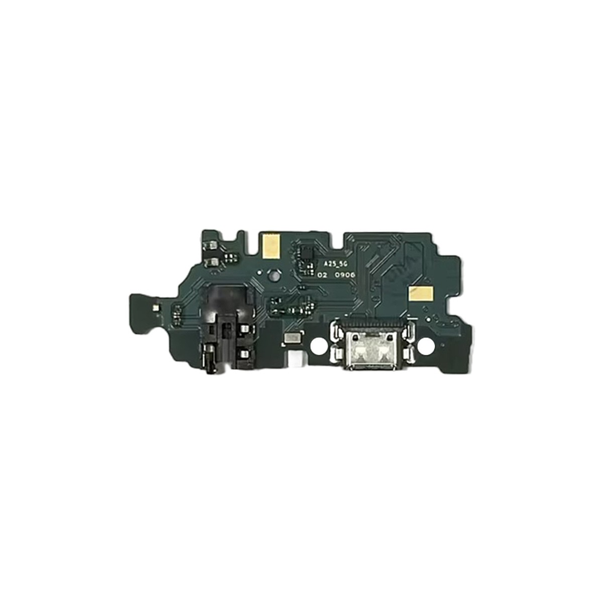 Placa de puerto de carga con jack de auriculares para Galaxy A25 5G, A256 / 2023