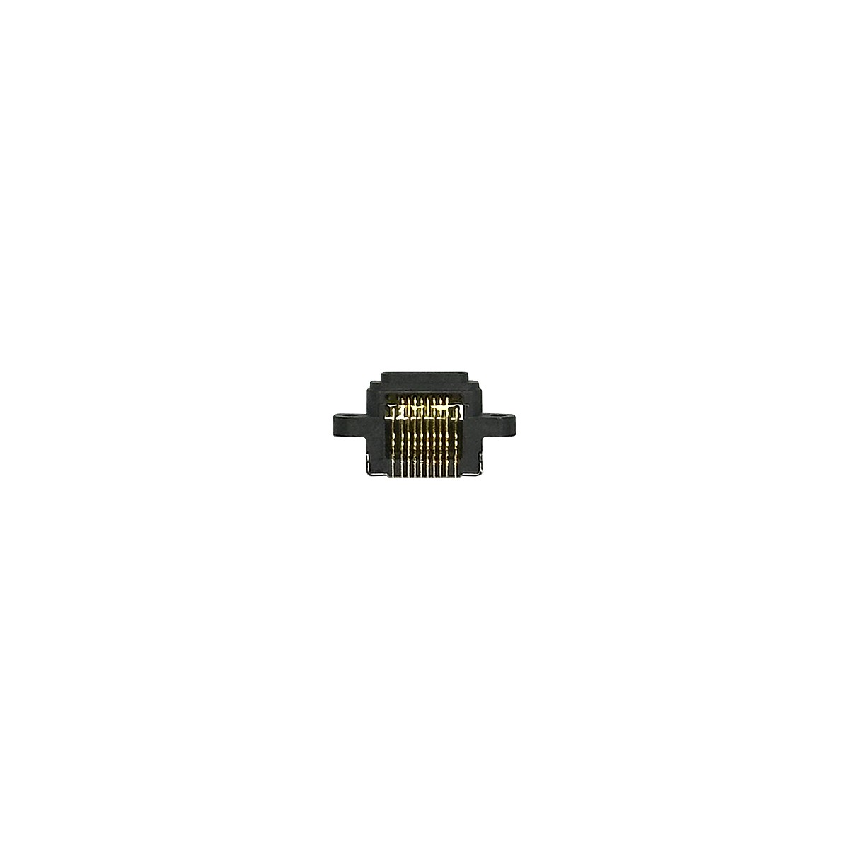 Puerto de carga para iPad Air 1 / iPad 5 / iPad 6 / iPad 7 / iPad 8 / iPad 9, Requiere soldadura, 2017 / 2018 / 2019 / 2020 / 2021 / Black