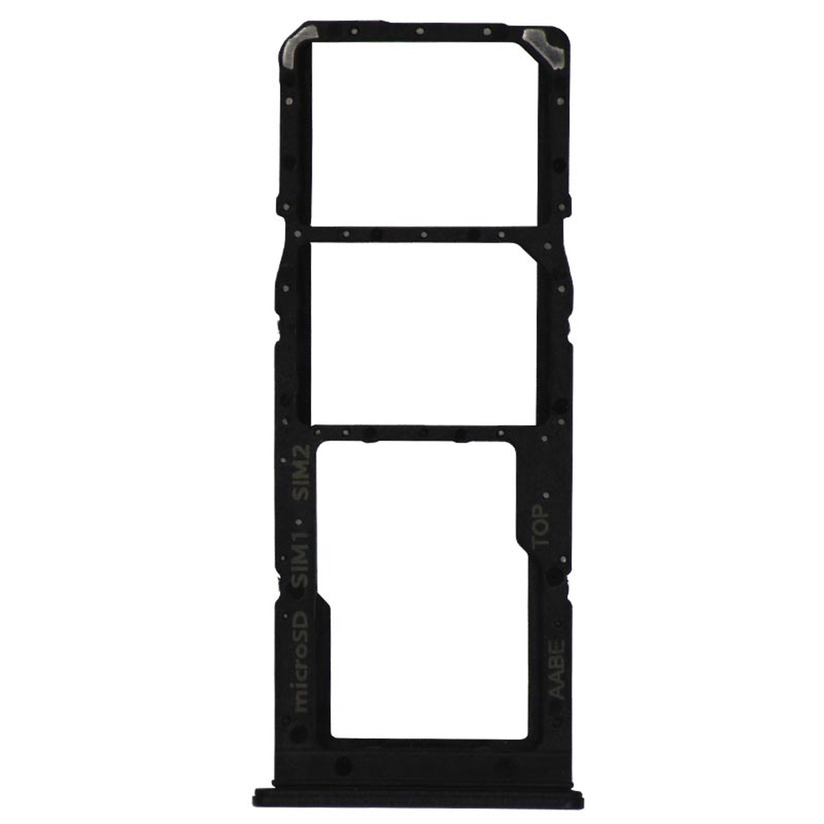 Bandeja SIM dual para Galaxy A02, A022 / 2020 / Black