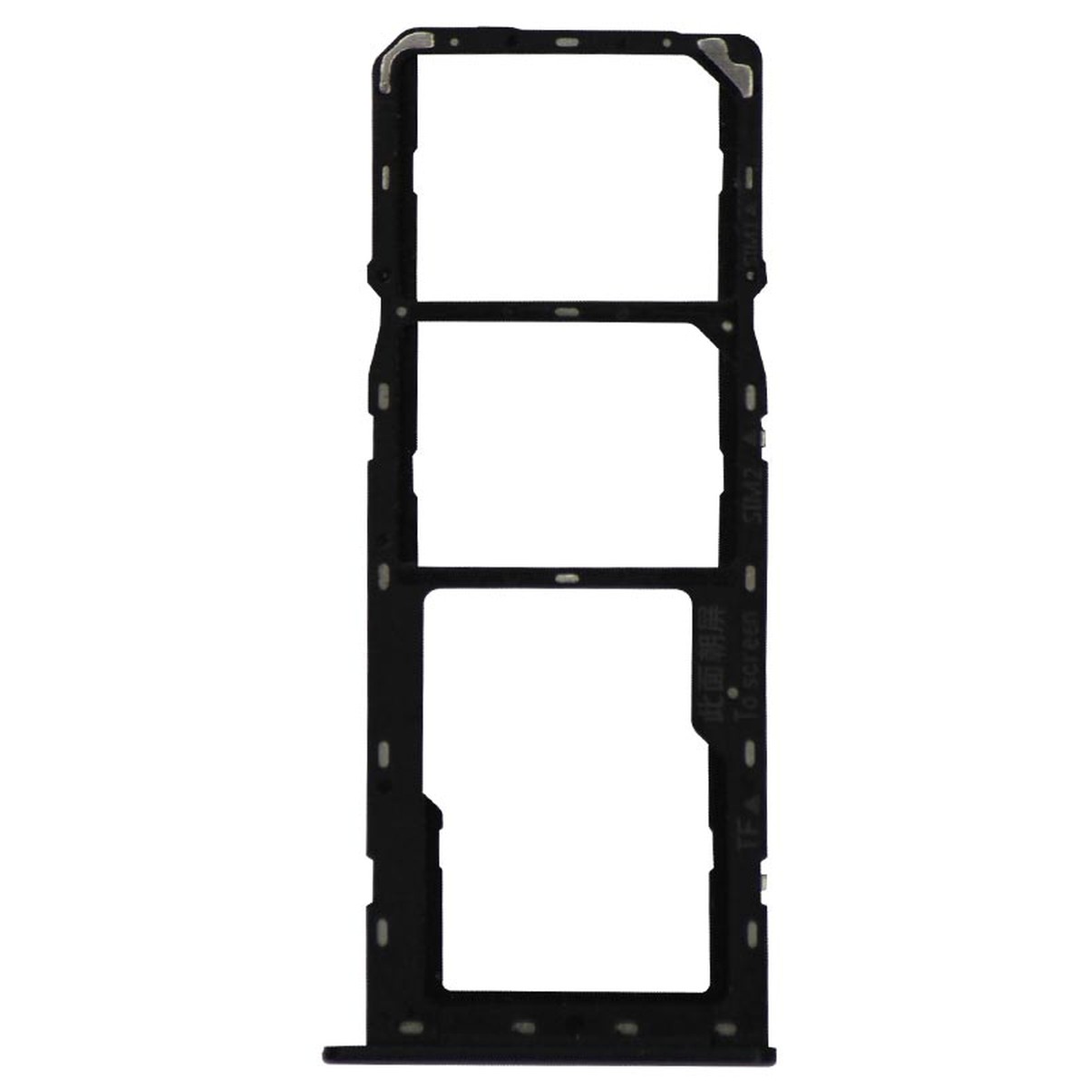 Bandeja SIM dual para Galaxy A02s, A025 / 2020 / Black — imagen 2