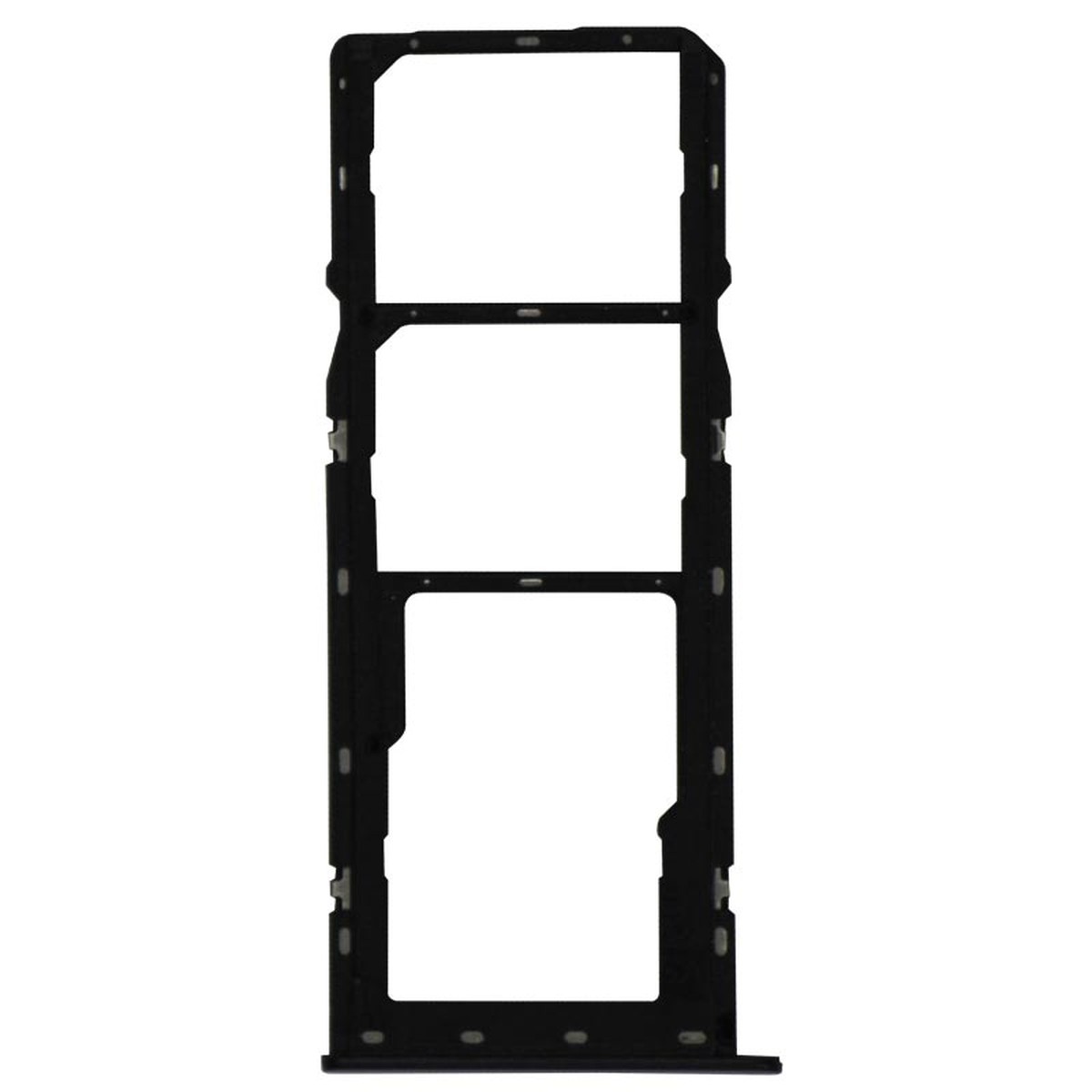 Bandeja SIM dual para Galaxy A02s, A025 / 2020 / Black