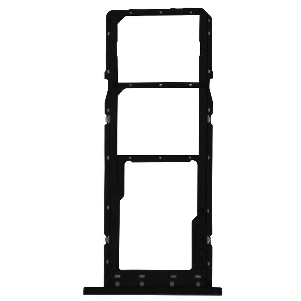 Bandeja SIM dual para Galaxy A03s, A037 / 2021 / Black — imagen 2