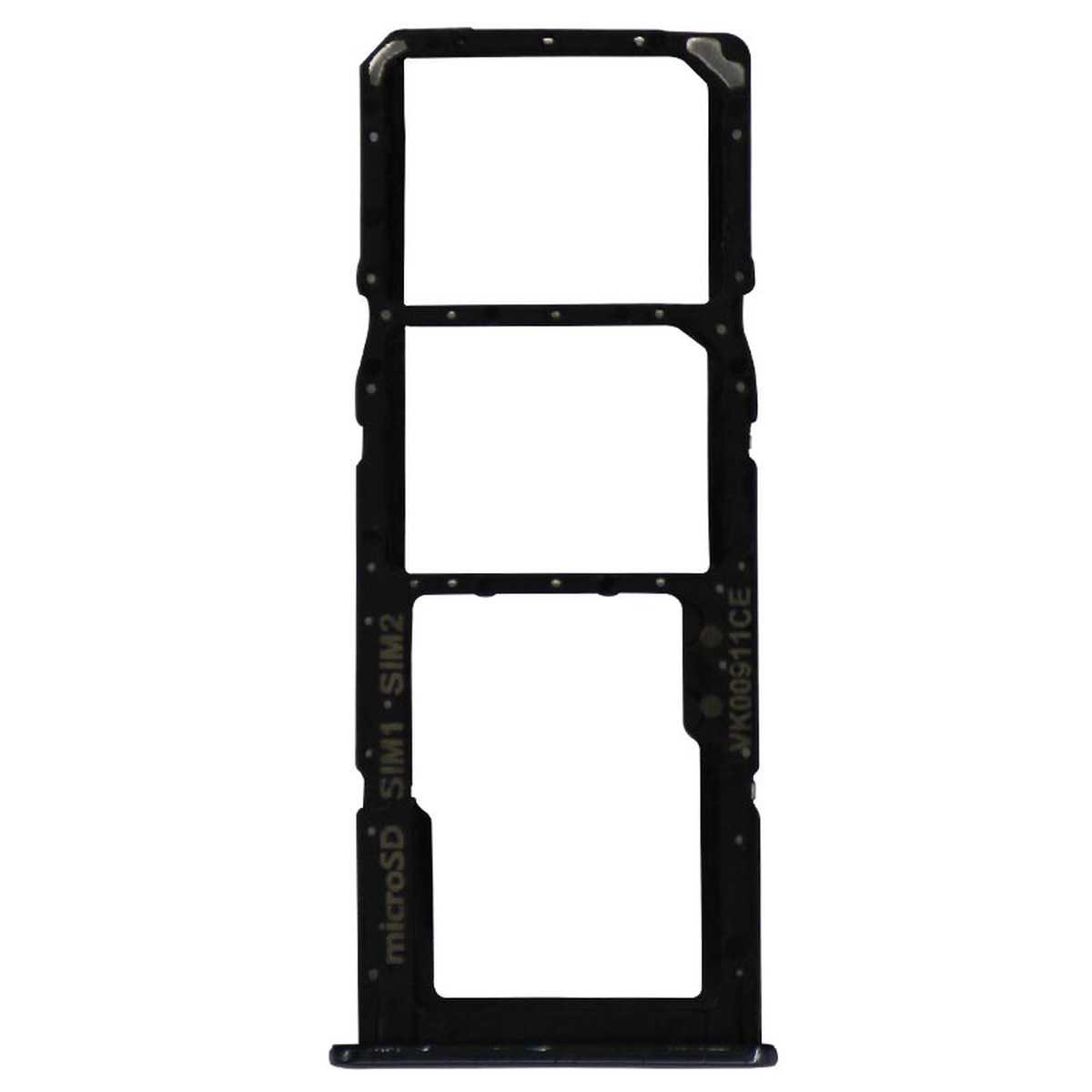 Bandeja SIM dual para Galaxy A51 / A71, A515 / 2019 / A715 / 2020 / Prism Crush Black