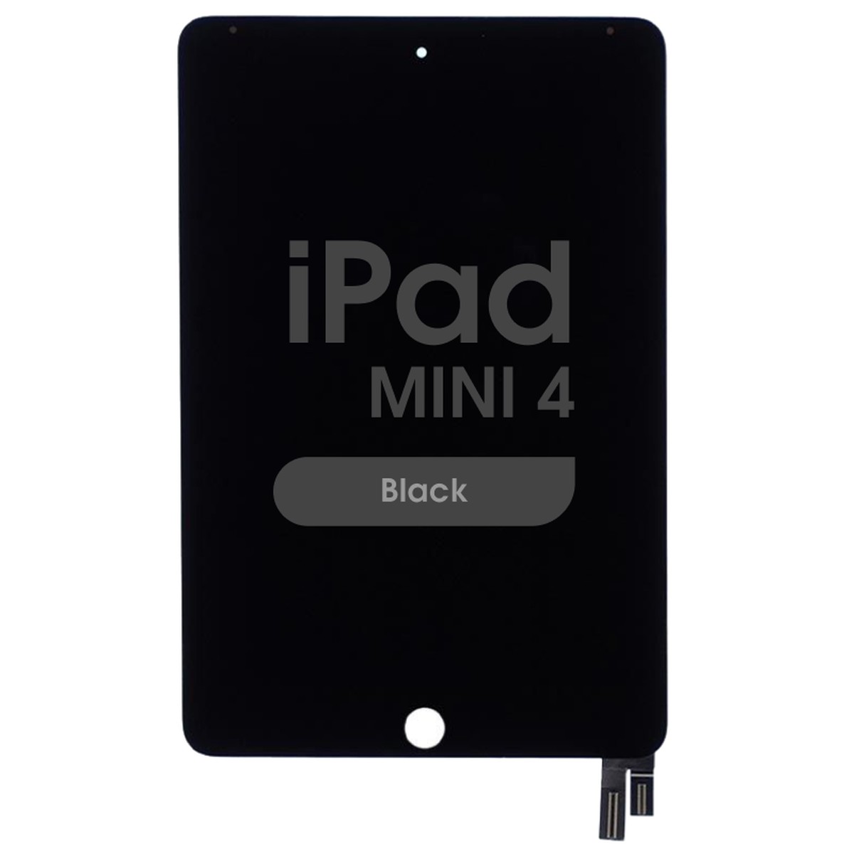 Pantalla LCD con táctil FX5 Fused para iPad Mini 4, Sleep / Wake Flex Pre-installed / Black