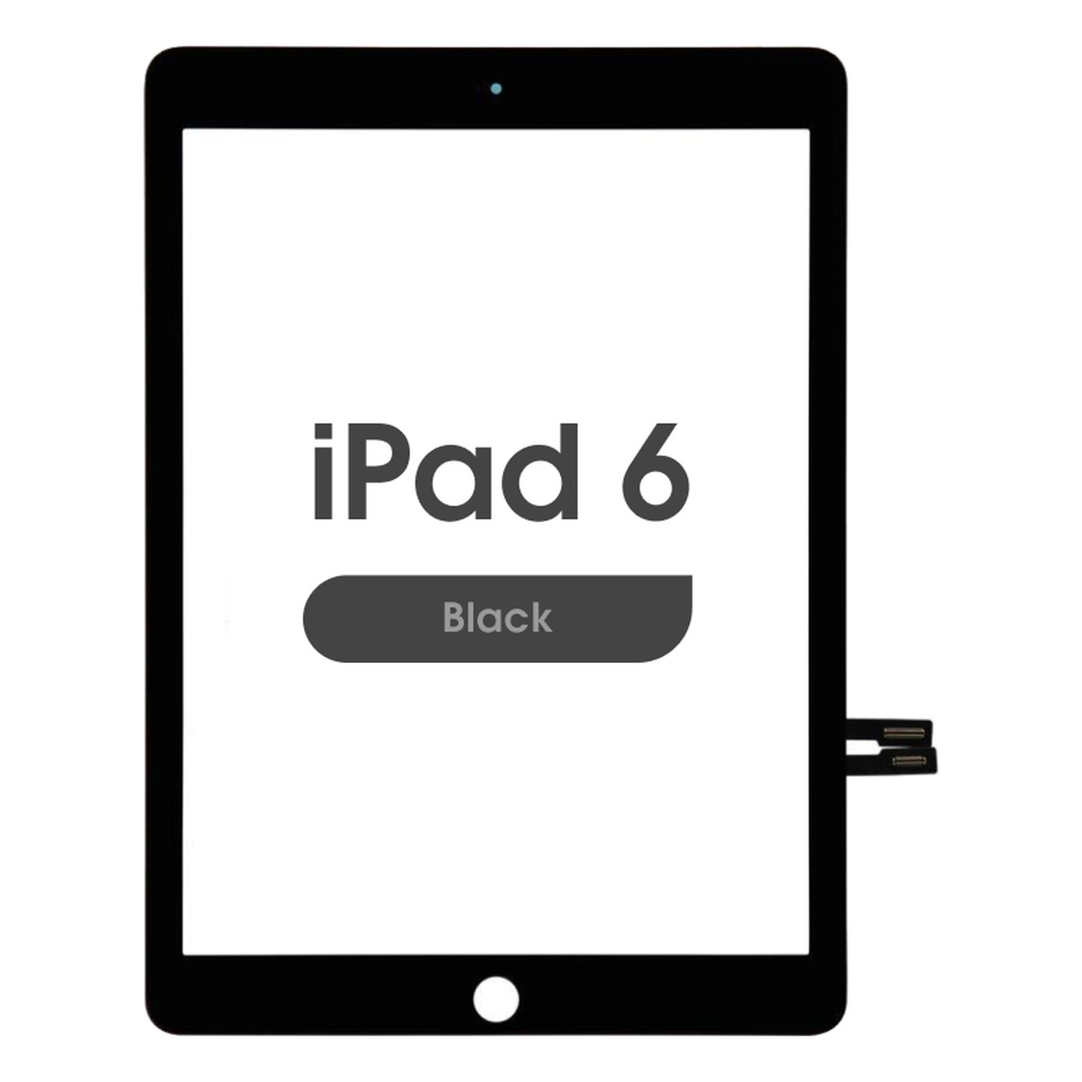 Cristal táctil con digitalizador FX5 para iPad 6, Black