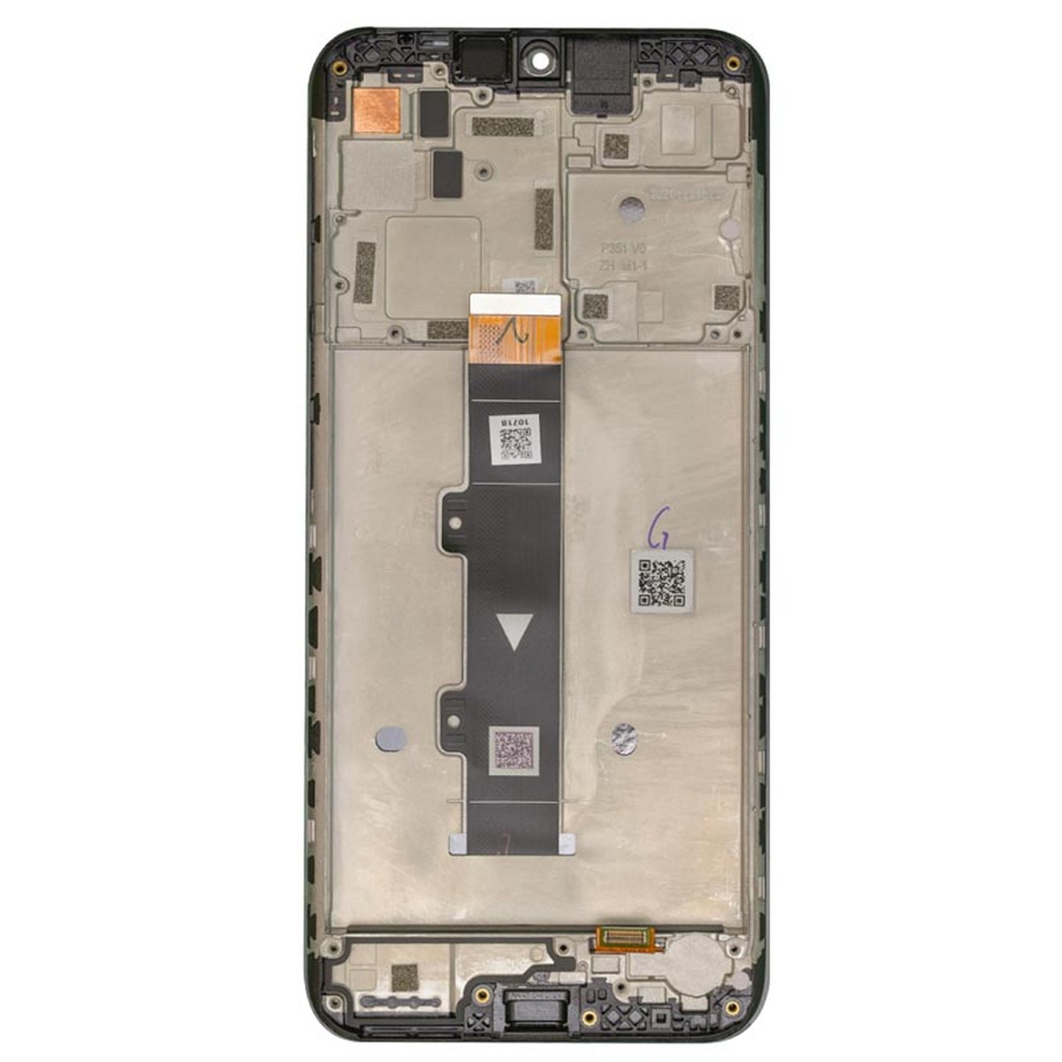Pantalla LCD con táctil + marco Genuine para Moto G10 (XT2127-2), Black — imagen 3