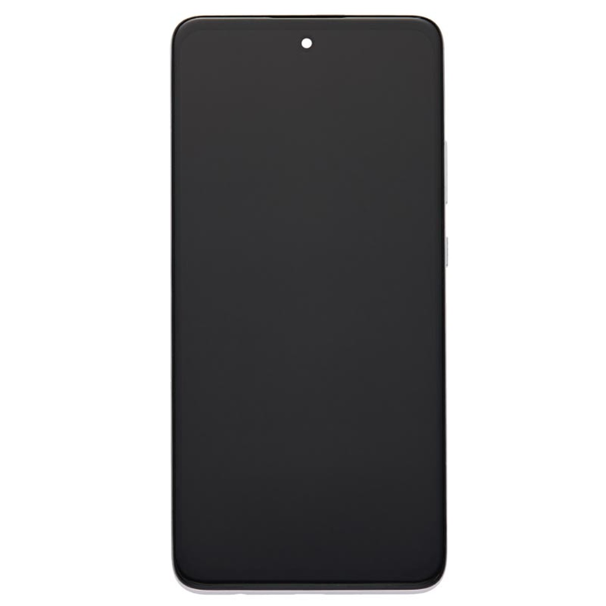 Pantalla Genuine -LCD con táctil + marco para Moto One 5G Ace (XT2113-2), Frosted Silver — imagen 2
