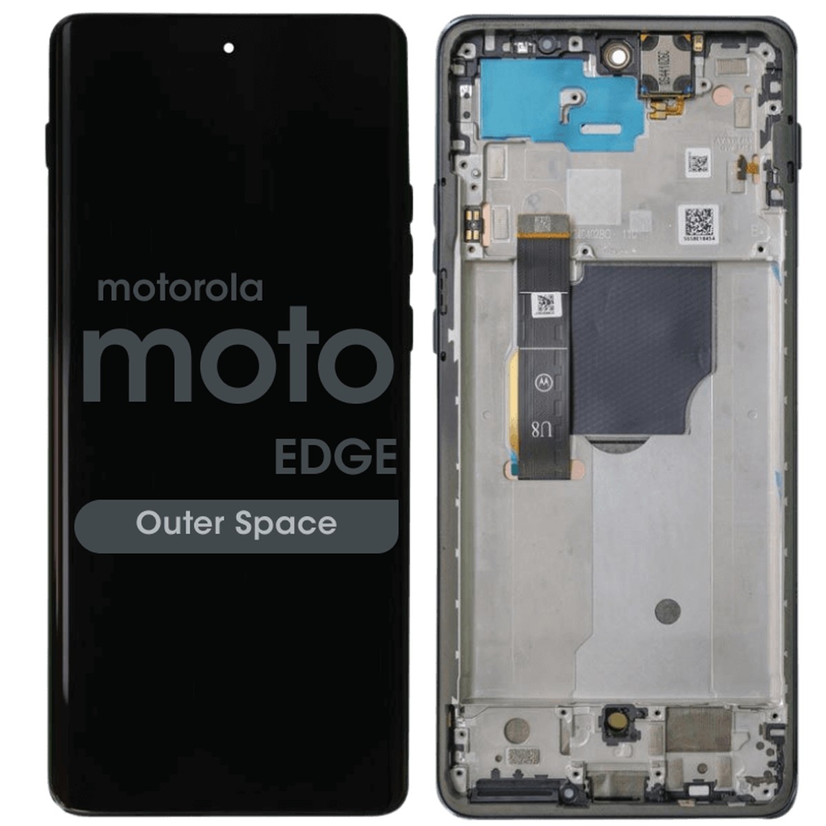 Pantalla OLED con táctil + marco Genuine para Moto Edge 2024 (XT2405), Outer Space
