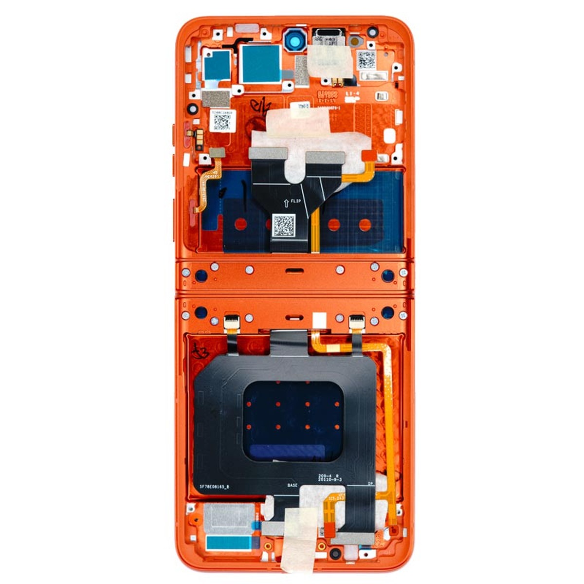 Pantalla OLED con táctil + marco Genuine para Moto Razr 50 (XT2453), Spritz Orange — imagen 3