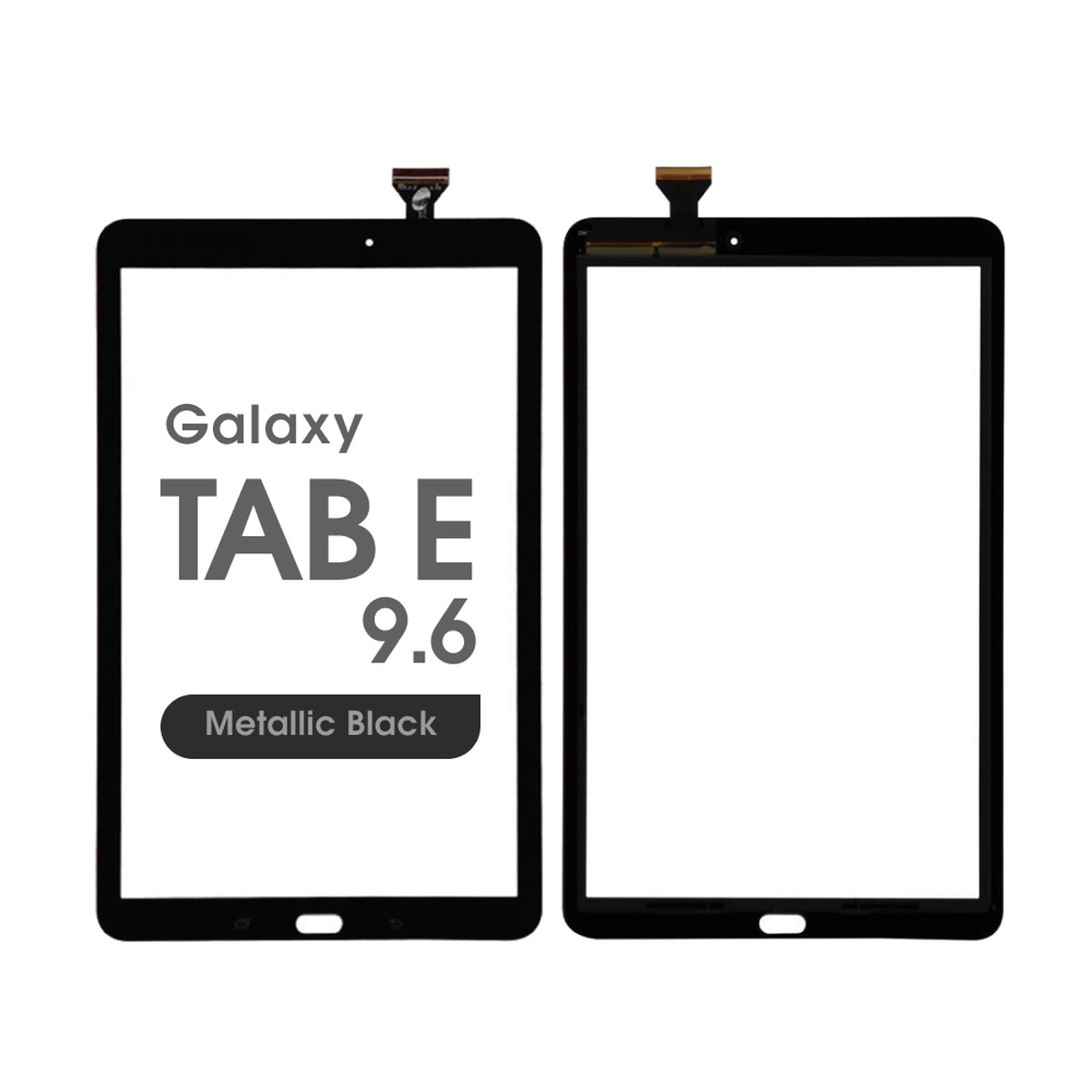 Cristal táctil con digitalizador para Galaxy Tab E 9.6 (T560), Metallic Black