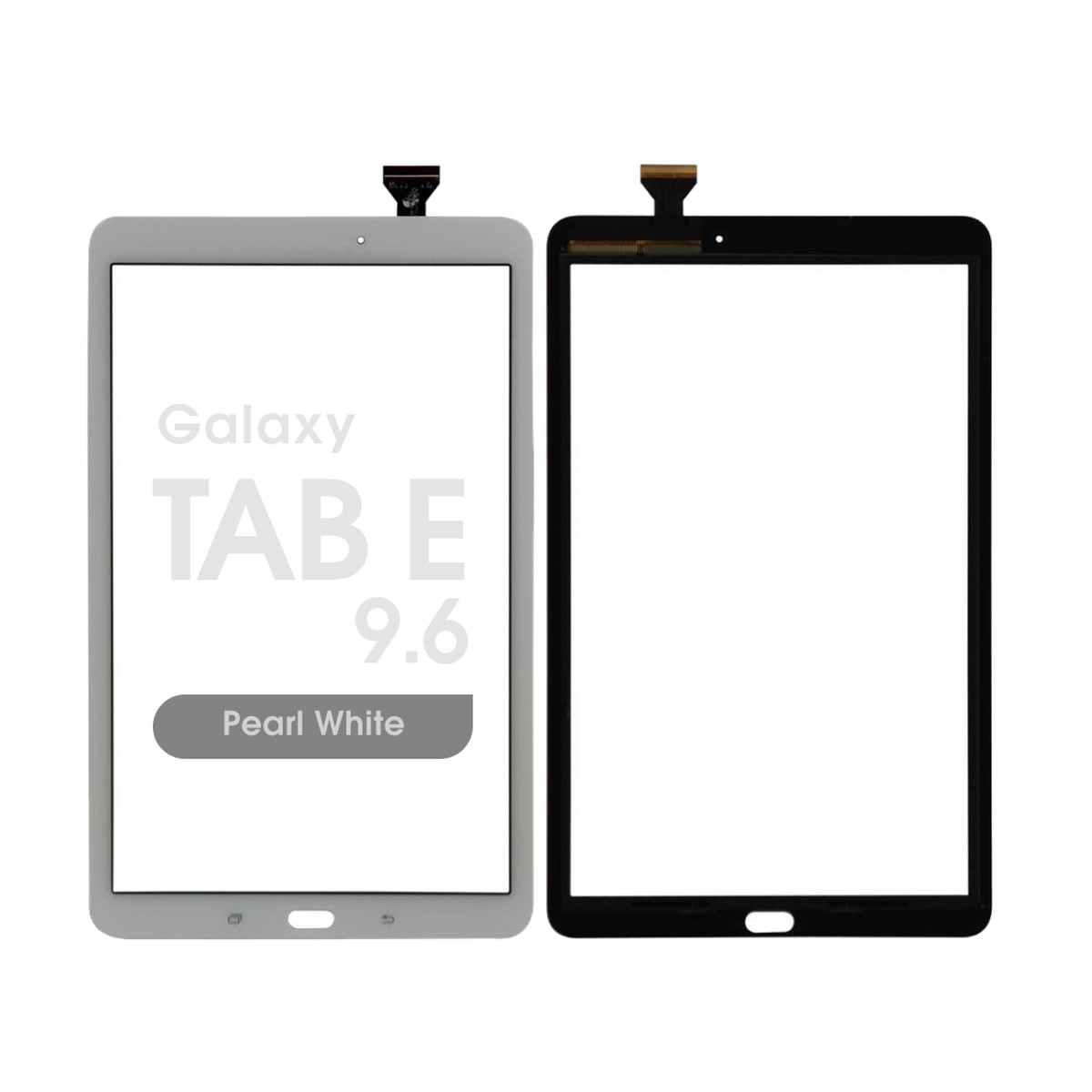 Cristal táctil con digitalizador para Galaxy Tab E 9.6 (T560), Pearl White
