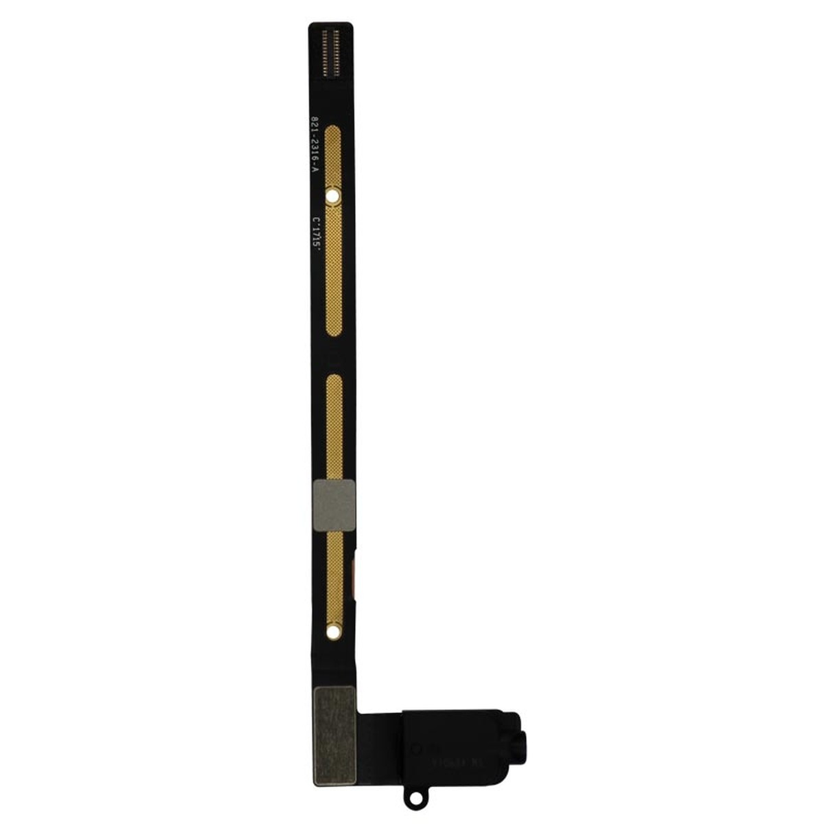 Flex de conector de auriculares para iPad Air 2, Cellular, Black