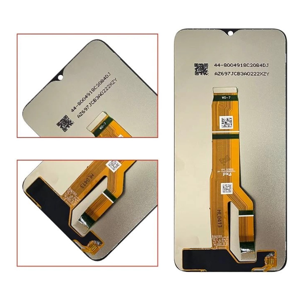 Pantalla LCD con táctil para Honor X5b / Honor X5b Plus, Negro