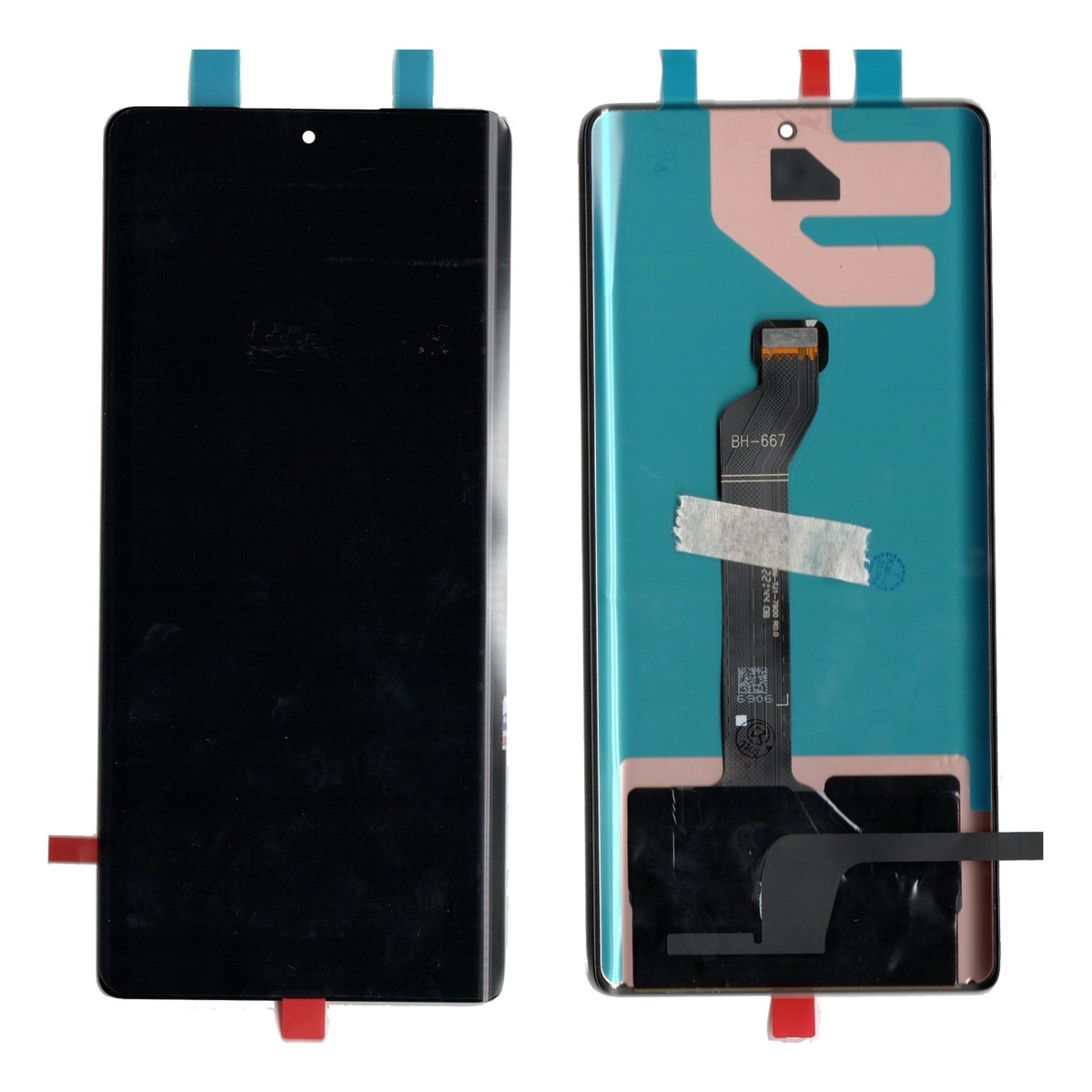 Pantalla OLED con táctil para Honor 70, Negro