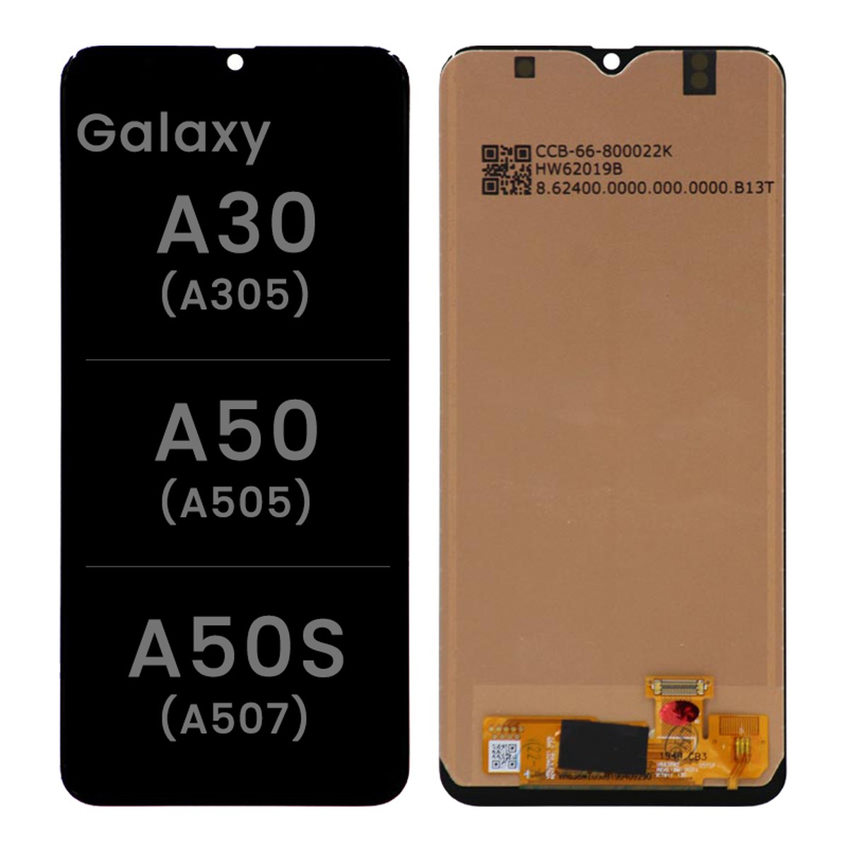 Pantalla Incell LCD con táctil sin marco para Galaxy A30 / A50 / A50s (A505), A305 / 2019 / Black