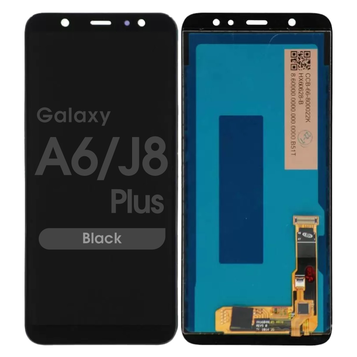 Pantalla Incell LCD con táctil sin marco para Galaxy A6 Plus / J8 Plus, A605 / 2018 / J805 / 2018 / Black