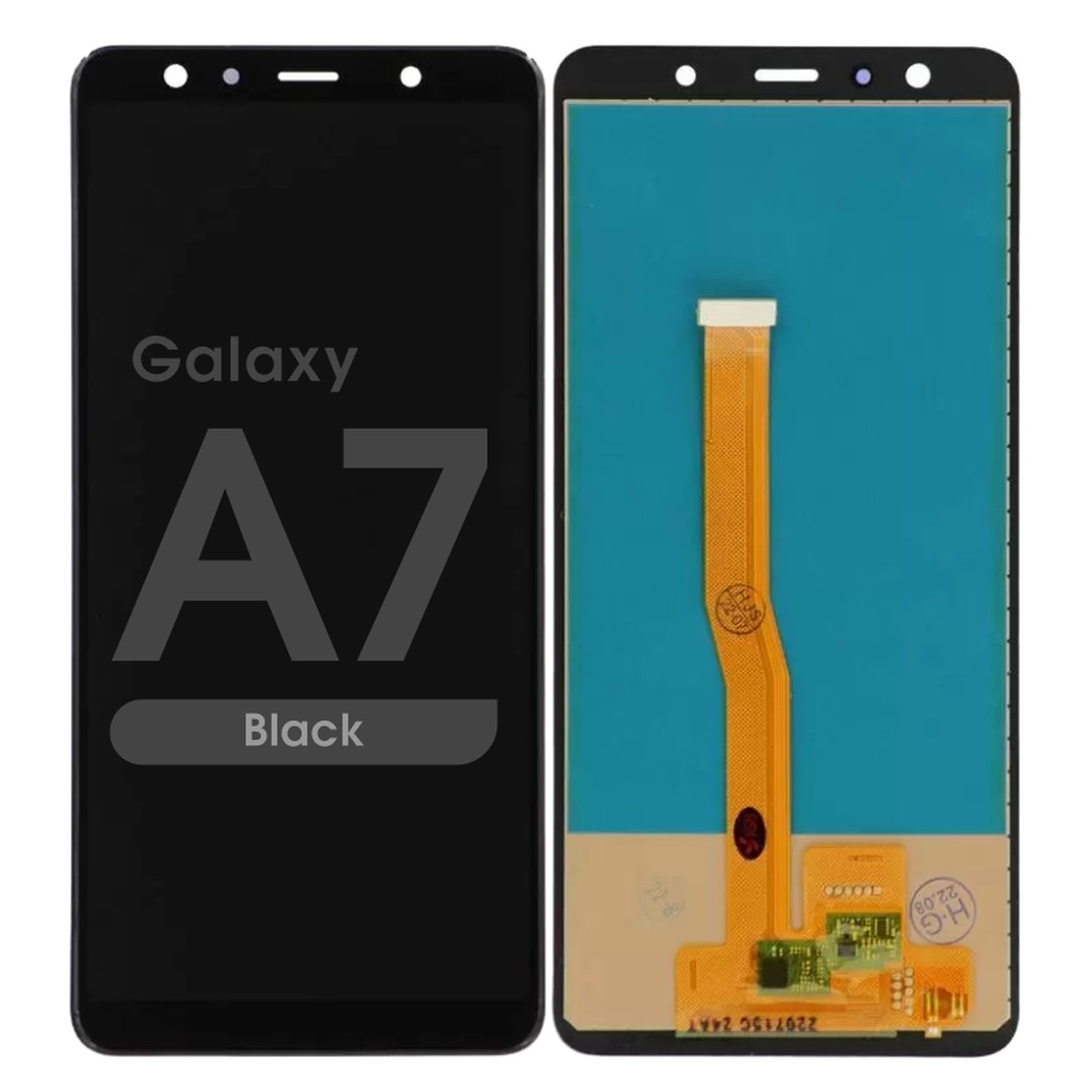 Pantalla Incell LCD con táctil sin marco para Galaxy A7, A750 / 2018 / Black