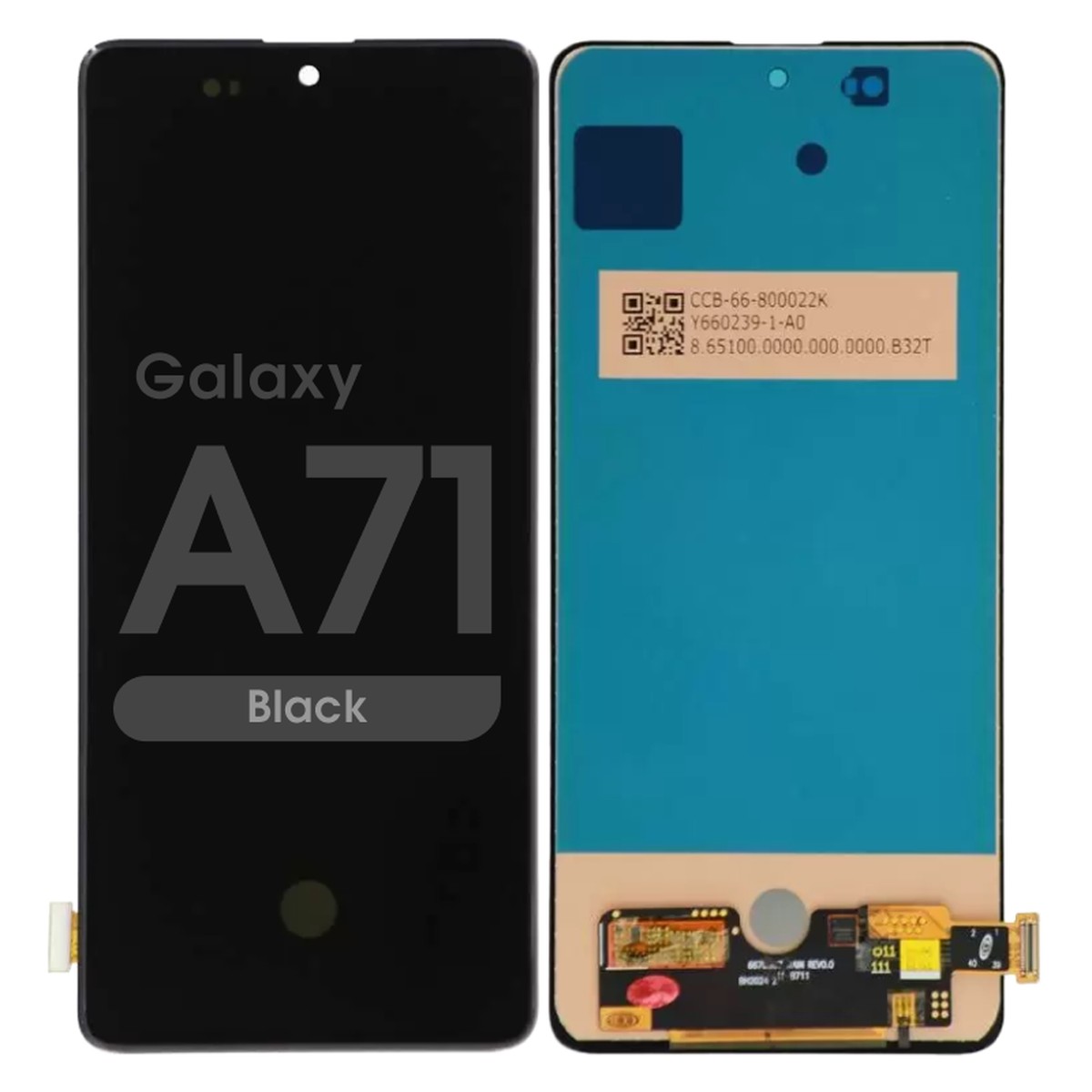 Pantalla Incell LCD con táctil sin marco para Galaxy A71, A715 / 2020 / Black