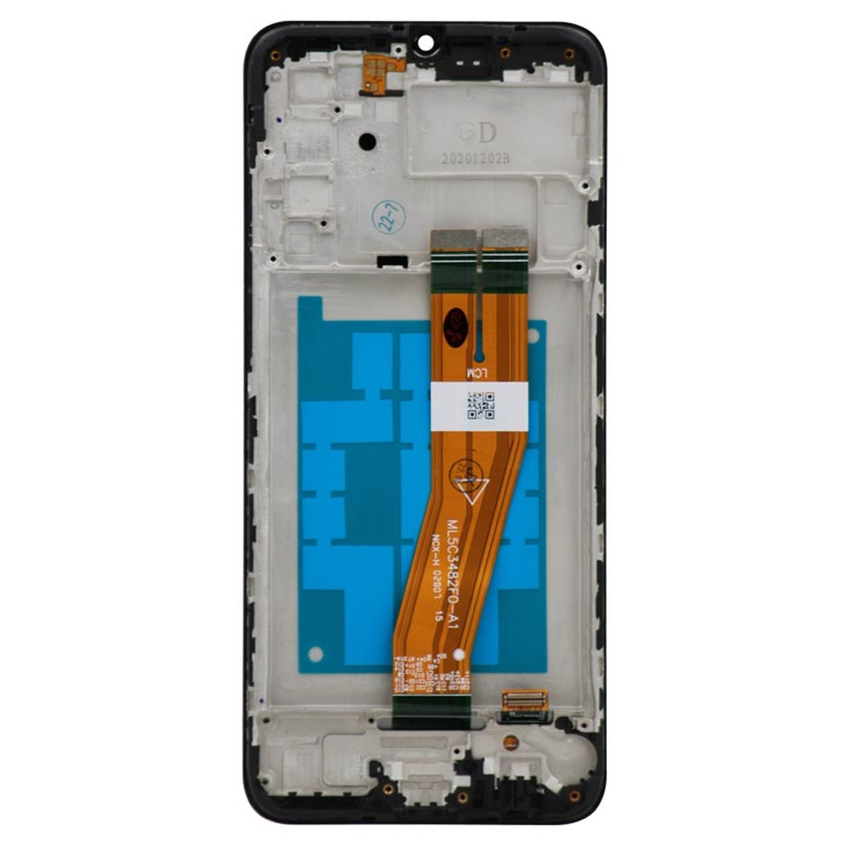 Pantalla Incell LCD con táctil + marco para Galaxy A02s, Versión Internacional, A025F / 2020 / Black — imagen 3