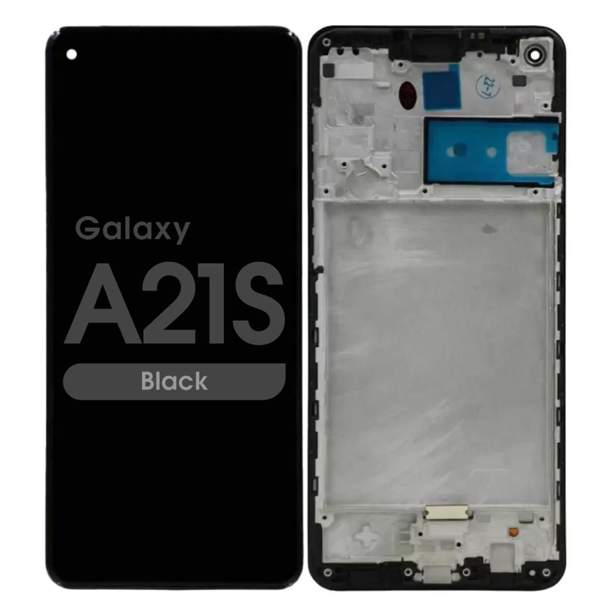 Pantalla Incell LCD con táctil + marco para Galaxy A21s, A217 / 2020 / Black