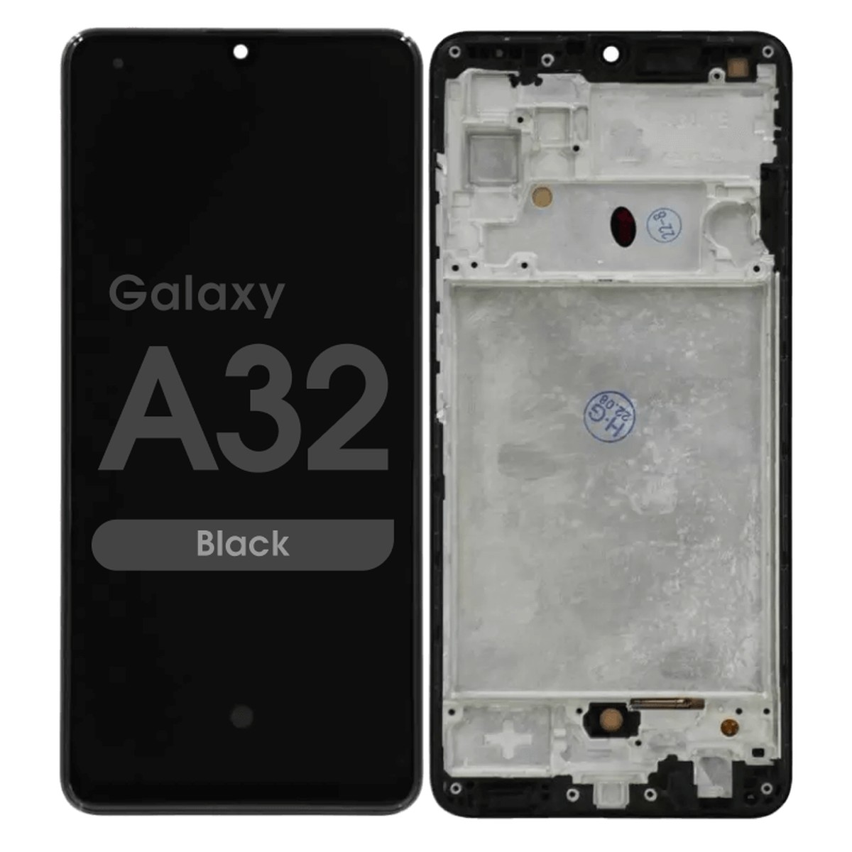 Pantalla Incell LCD con táctil + marco para Galaxy A32, A325 / 2021 / Black