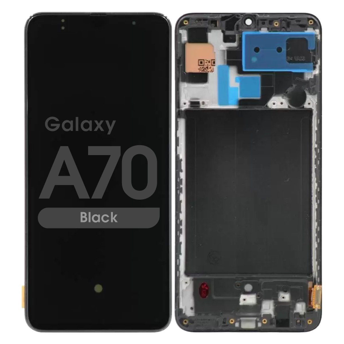 Pantalla Incell LCD con táctil + marco para Galaxy A70, A705 / 2019 / Black